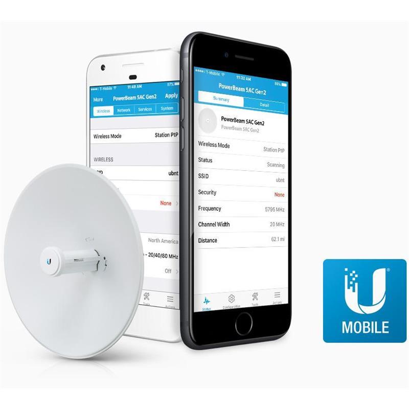 UBNT UBIQUITI PBE-5AC-GEN2 5GHZ 25DBI 450MBPS 25KM PTP/PTMP DIŞ ORTAM ACCESS POINT(ADAPTÖRLÜ)