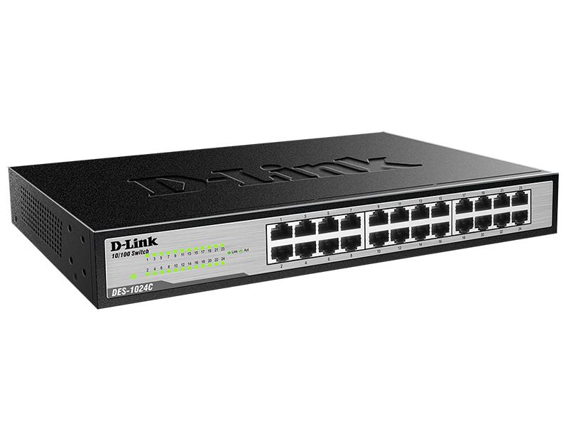 Dlink D-LINK DES-1024D 24 PORT 10/100 METAL KASA SWITCH