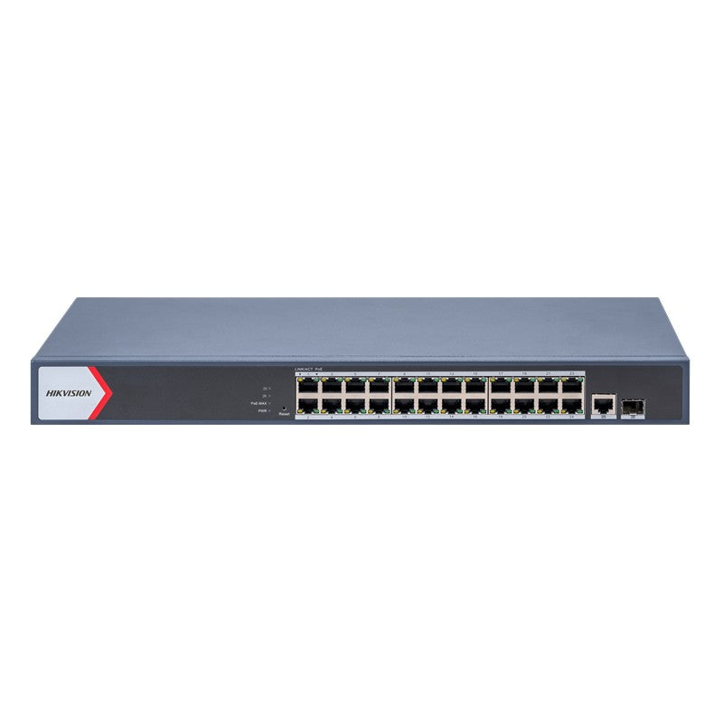 HIKVISION DS-3E1526P-EI/M 24 PORT GIGABIT + 1XRJ45/SFP UPLINK 225W 300 METRE POE MESAFE YÖNETİLEBİLİ
