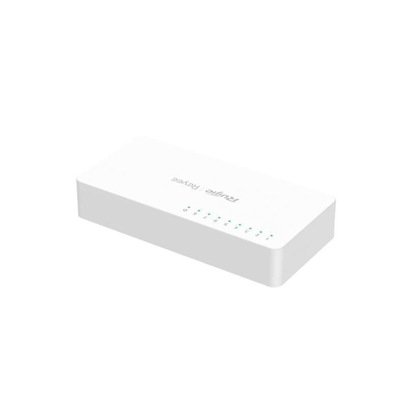 RUIJIE REYEE RG-ES08G-L 8 PORT GIGABIT TAK CALIŞTIR PLASTİK KASA SWITCH