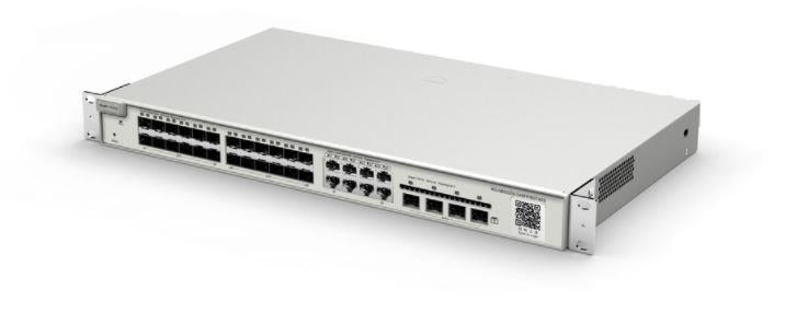 RUIJIE REYEE RG-NBS3200-24SFP/8GT4XS 24X1GB SFP+8 PORT BAKIR+4X10G SFP YÖNETİLEBİLİR RACKMOUNT SWITC