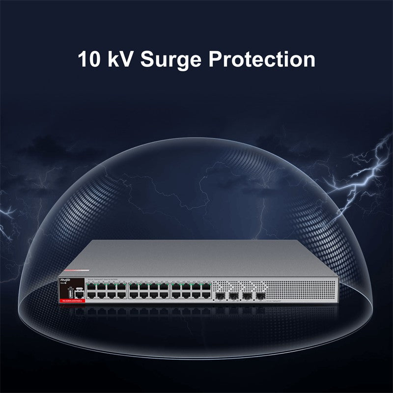 RUIJIE RG-S2915-24GT4MS-L 24 PORT GIGABIT + 4 PORT 2.5GB SFP UPLINK L2+ YÖNETİLEBİLİR SWITCH