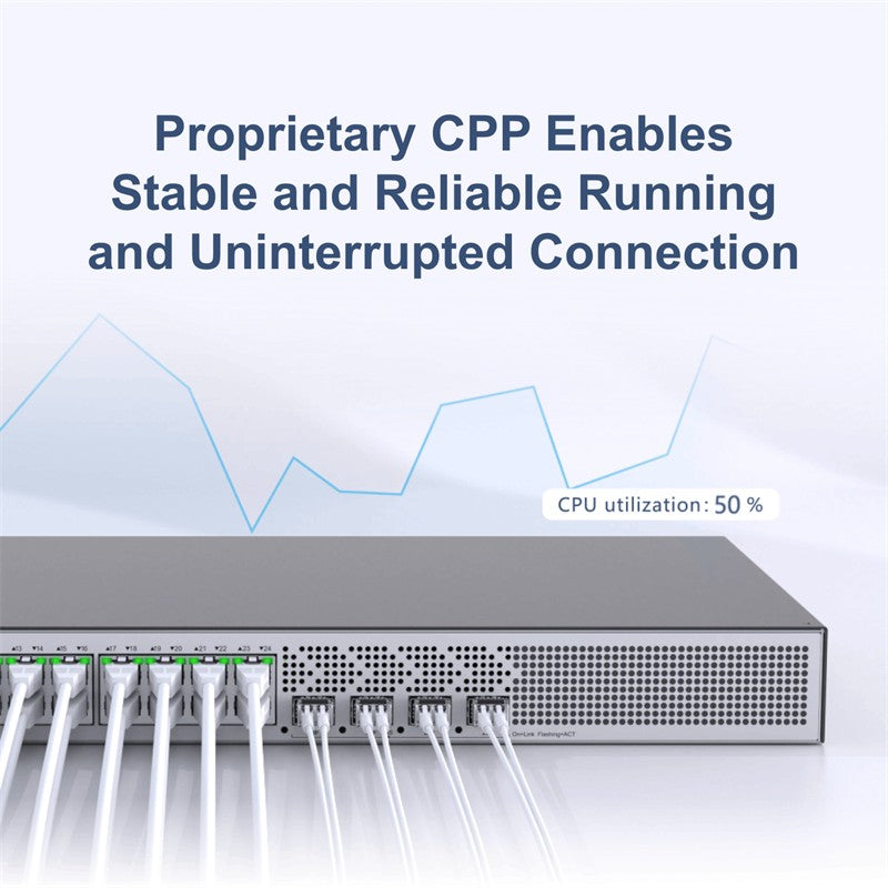 RUIJIE RG-S2915-24GT4MS-L 24 PORT GIGABIT + 4 PORT 2.5GB SFP UPLINK L2+ YÖNETİLEBİLİR SWITCH