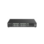 RUIJIE REYEE RG-ES220GS-P 16 PORT GIGABIT+2XGB RJ45/SFP UPLINK CLOUD L2 YÖNETİLEBİLİR 250W POE RACKM