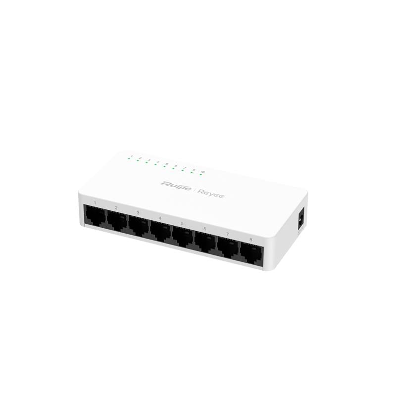 RUIJIE REYEE RG-ES08F 8 PORT 10/100 TAK CALISTIR PLASTIK KASA SWICH