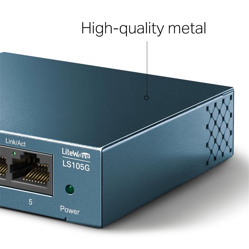 TP-LINK LS105G 5 PORT GIGABIT METAL KASA SWITCH
