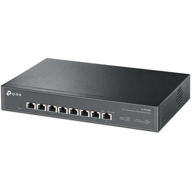TP-LINK TL-SX1008 8 PORT 10G MULTI GIGABIT RJ45 METAL KASA RACKMOUNT SWITCH