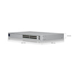 UBNT UBIQUITI USW-PRO-24-POE GIGABIT 24 PORT GIGABIT 400W POE + 2X10GB SFP UPLINK L3 YÖNETİLEBİLİR R
