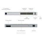 UBNT UBIQUITI USW-PRO-24-POE GIGABIT 24 PORT GIGABIT 400W POE + 2X10GB SFP UPLINK L3 YÖNETİLEBİLİR R