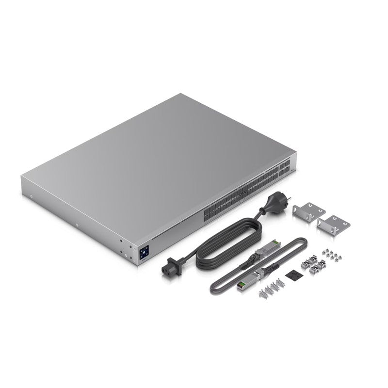 UBNT UBIQUITI USW-PRO-AGGREGATION 28 PORT 10GB SFP+ / 4 PORT 25GB RJ45 L3 YÖNETİLEBİLİR RACKMOUNT CA
