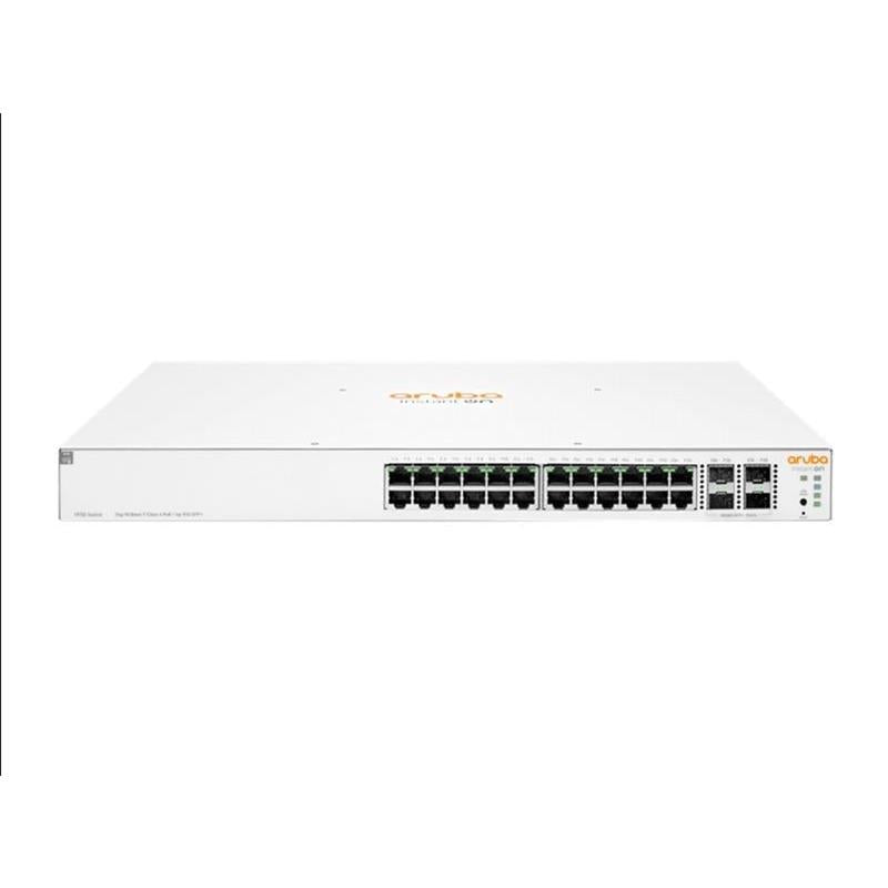 HPE ARUBA ION 1930 JL683B 24 PORT GIGABIT+4X10GB SFP+ UPLINK YÖNETİLEBİLİR 195W POE RACKMOUNT SWITCH