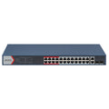 HIKVISION DS-3E1326P-EI(B) 24 PORT 10/100+2X1GB RJ45/SFP UPLINK COMBO 370W 300 METRE POE YÖNETİLEBİL