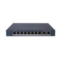 HIKVISION DS-3E1310P-EI/M 8 PORT 10/100 + 2 PORT GIGABIT RJ45 UPLINK 60W 300 METRE POE SMART YÖNETİL