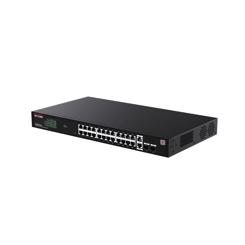 IP-COM G2228P-24-410W 24 PORT GIGABIT+2XRJ45/SFP UPLINK 370W POE CLOUD YÖNETİLEBİLİR RACKMOUNT SWITC