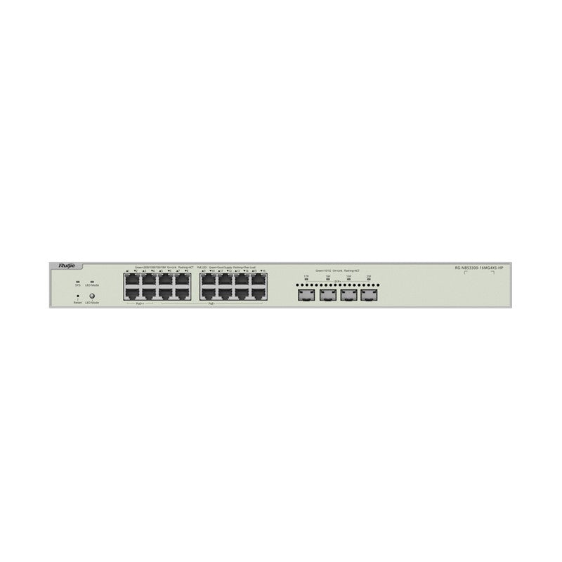 RUCKUS RUIJIE REYEE RG-NBS3300-16MG4XS-HP 16 PORT 2.5GB 370W POE /4 PORT 10GB SFP+ L2+ CLOUD YÖNETİL