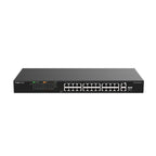RUIJIE REYEE RG-ES126FGS-LP 24 PORT 10/100 + 2X RJ45 /1X1GB SFP UPLINK COMBO 180W POE RACKMOUNT SWIT