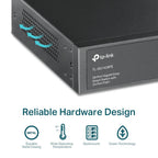 TP-LINK TL-SG1428PE 24 PORT GIGABIT + 2XGIGABIT RJ45/SFP UPLINK YÖNETİLEBİLİR 250W POE RACKMOUNT SWI