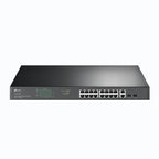 TP-LINK TL-SG1218MP 16 PORT GIGABIT+ 2X1GB RJ45/2XSFP COMBO 250 METRE POE MESAFE 250W RACKMOUNT SWIT