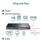 TP-LINK TL-SG1218MP 16 PORT GIGABIT+ 2X1GB RJ45/2XSFP COMBO 250 METRE POE MESAFE 250W RACKMOUNT SWIT