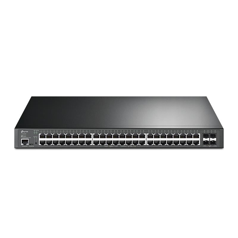 TP-LINK OMADA TL-SG3452XP 48 PORT GIGABIT + 4X10GB SFP+ 500W POE JETSTREAM YÖNETİLEBİLİR RACKMOUNT S