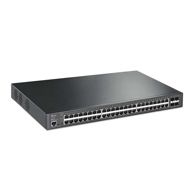 TP-LINK OMADA TL-SG3452XP 48 PORT GIGABIT + 4X10GB SFP+ 500W POE JETSTREAM YÖNETİLEBİLİR RACKMOUNT S