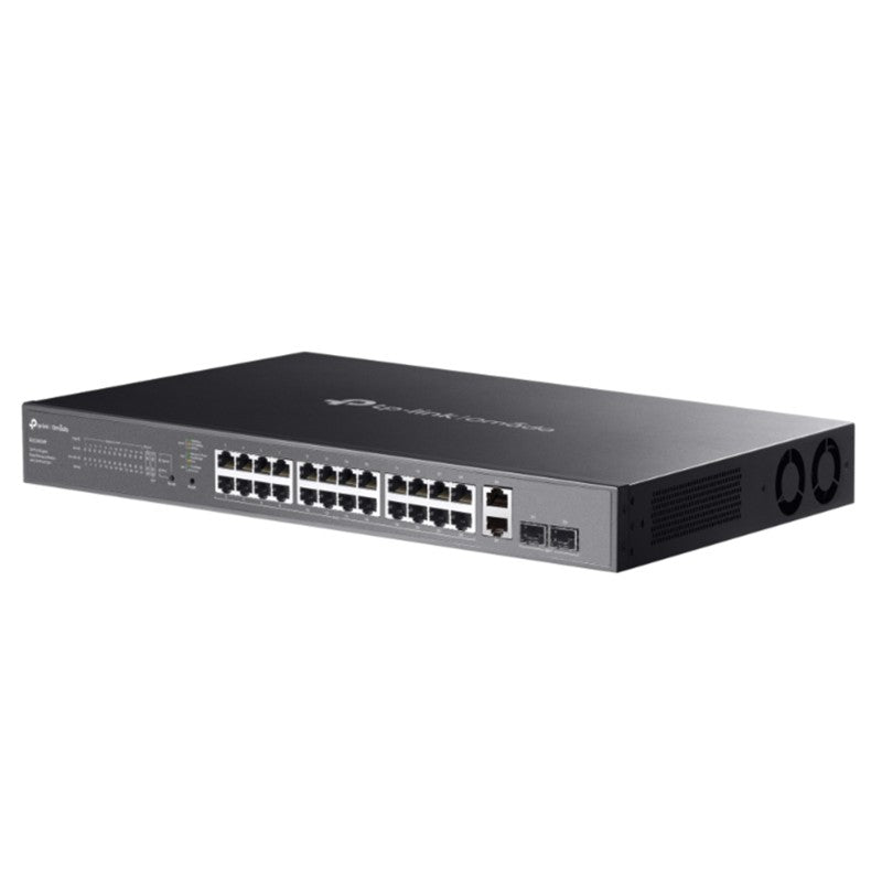 TP-LINK OMADA ES228GMP 24 PORT GIGABIT+ 2XGB SFP+2XGB RJ45 UPLINK CLOUD L2 YÖNETİLEBİLİR 384W POE RA