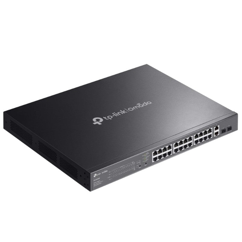 TP-LINK OMADA ES228GMP 24 PORT GIGABIT+ 2XGB SFP+2XGB RJ45 UPLINK CLOUD L2 YÖNETİLEBİLİR 384W POE RA