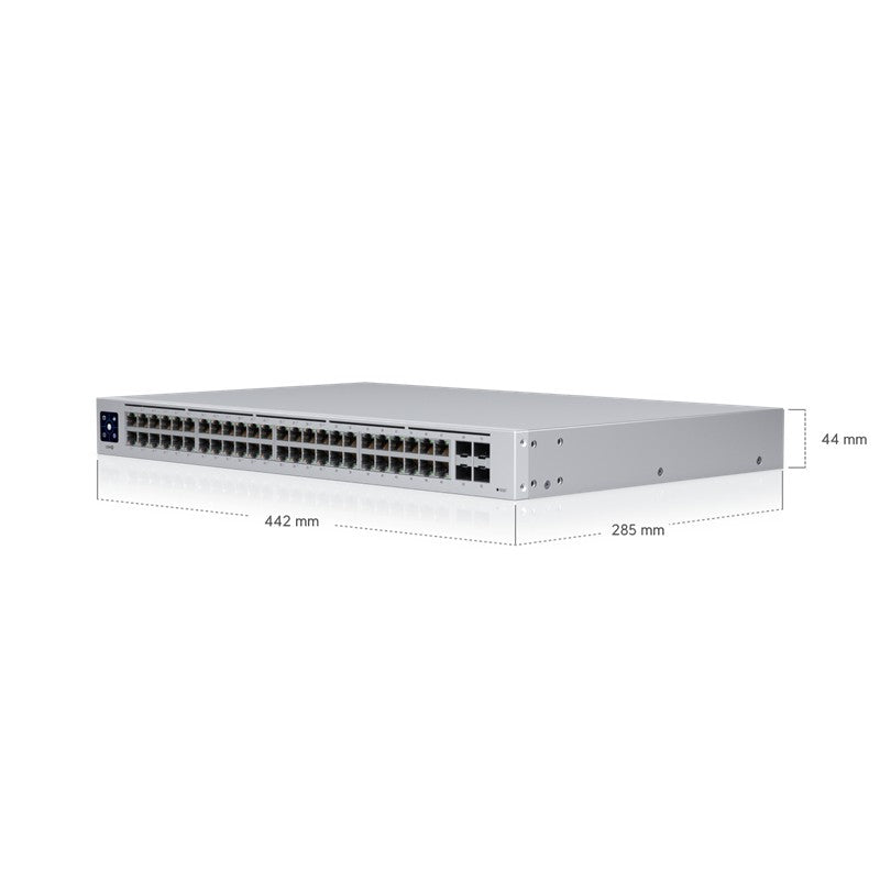 UBNT UBIQUITI USW-48-POE 48 PORT GIGABIT(32 PORT 195W POE) + 4X1GB SFP UPLINK L2 YÖNETİLEBİLİR RACKM