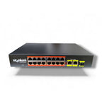 URANIUM POE-1621SFP-200W 16 PORT 10/100+2XGIGABIT RJ45+1XSFP UPLINK 250 METRE POE RACKMOUNT SWITCH (