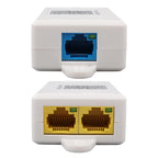 URANIUM POE-RP12 1 PORT POE GİRİŞ BESLEME+ 2 PORT POE ÇIKIŞ 10/100 PLASTİK KASA POE REPEATER