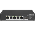 HIKVISION DS-3T1306P-SI/HS 4 PORT 10/100+1 PORT RJ45/1 PORT SFP UPLINK YÖNETİLEBİLİR 60W POE ENDÜSTR