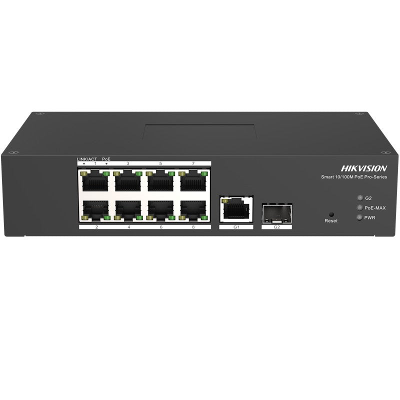 HIKVISION DS-3T1310P-SI/HS 8 PORT 10/100+1 PORT RJ45/1 PORT SFP UPLINK YÖNETİLEBİLİR 120W POE ENDÜST