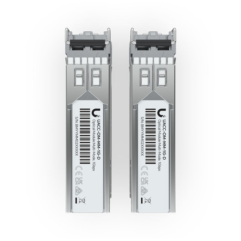 UBNT UBIQUITI UACC-OM-MM-1G-D-2 DUPLEX LC 1.25GB MM 550NM SFP MODÜL (2’Lİ PAKET)