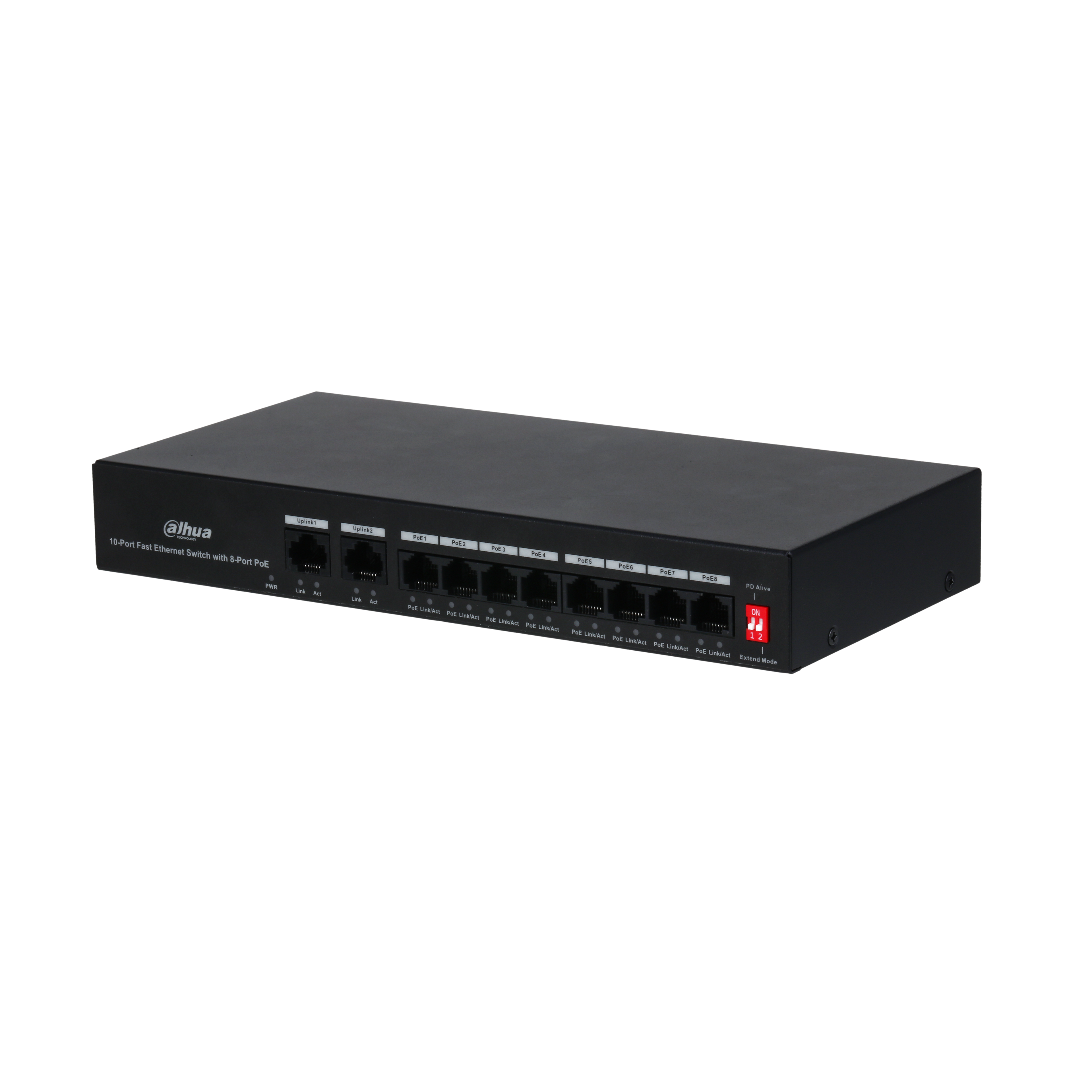 Dahua PFS3010-8ET-65 8 Port PoE Switch Ağ Anahtarı