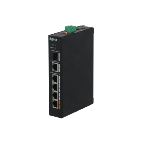 Dahua PFS3106-4ET-60-V2 4 Port PoE Switch Ağ Anahtarı