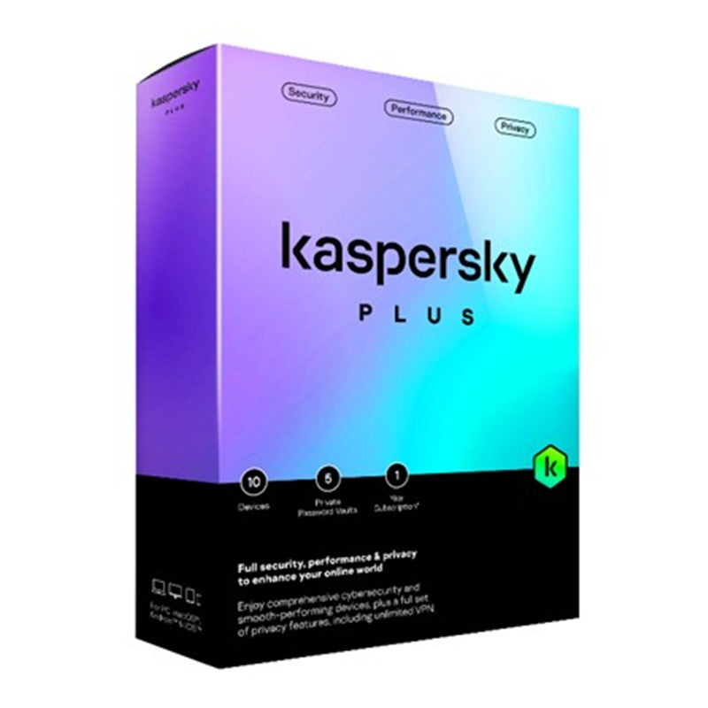 KASPERSKY PLUS ELEKTRONIK LISANS 10 KULLANICI 1 YIL