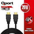 QPORT Q-HDMI202 HDMI 2.0 VERSİYON 4K 60HZ 20 METRE KABLO
