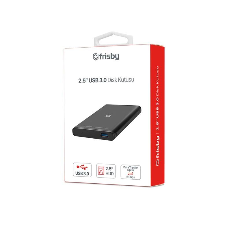 FRISBY FHC-2590B 2.5” SATA USB 3.0 DİSK KUTUSU