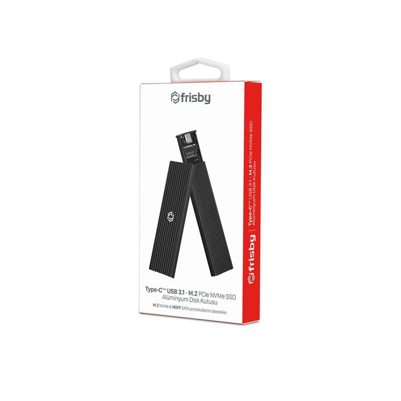 FRISBY FHC-M2305 TYPE-C USB 3.1 - M.2 PCIE NVME SSD ALÜMİNYUM DİSK KUTUSU