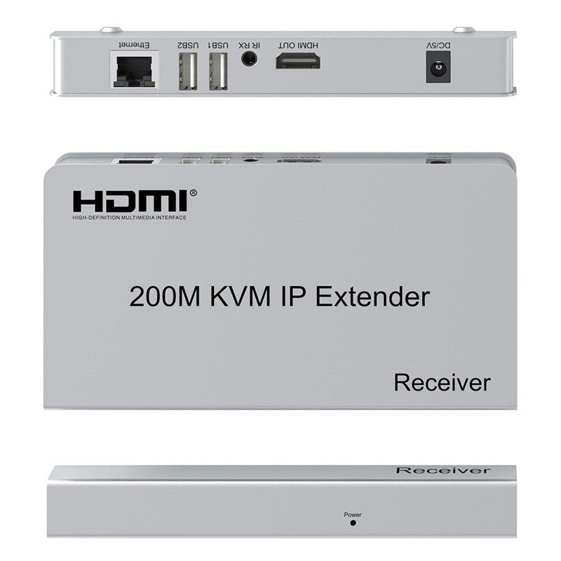 SENSEI HDTV-EXTENTION 200 METRE 1080P CAT6 KVM EXTENDER(HDMI-USB-IR-AUDIO)