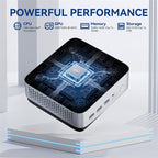 LEADERHUB LP5C I5-12450H 16GB 512SSD WIN11 PRO MINI PC GÜMÜŞ