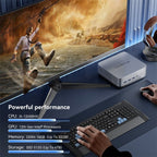 LEADERHUB LP5C I5-12450H 16GB 512SSD WIN11 PRO MINI PC GÜMÜŞ