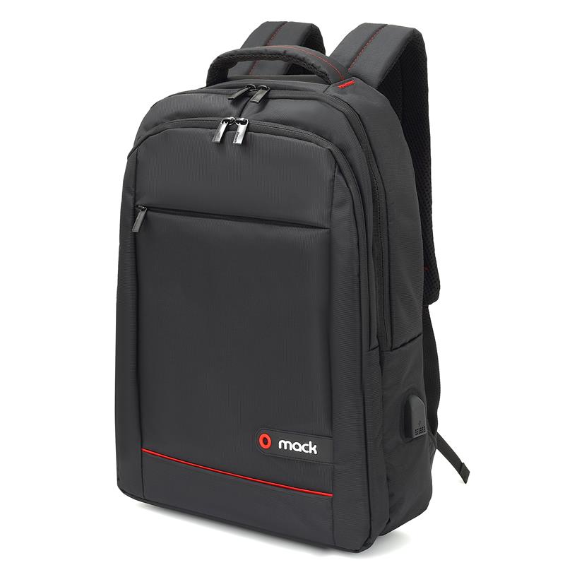 MACK MCC-006 15.6" OFFICE USB GİRİŞLİ NOTEBOOK SIRT ÇANTASI SİYAH