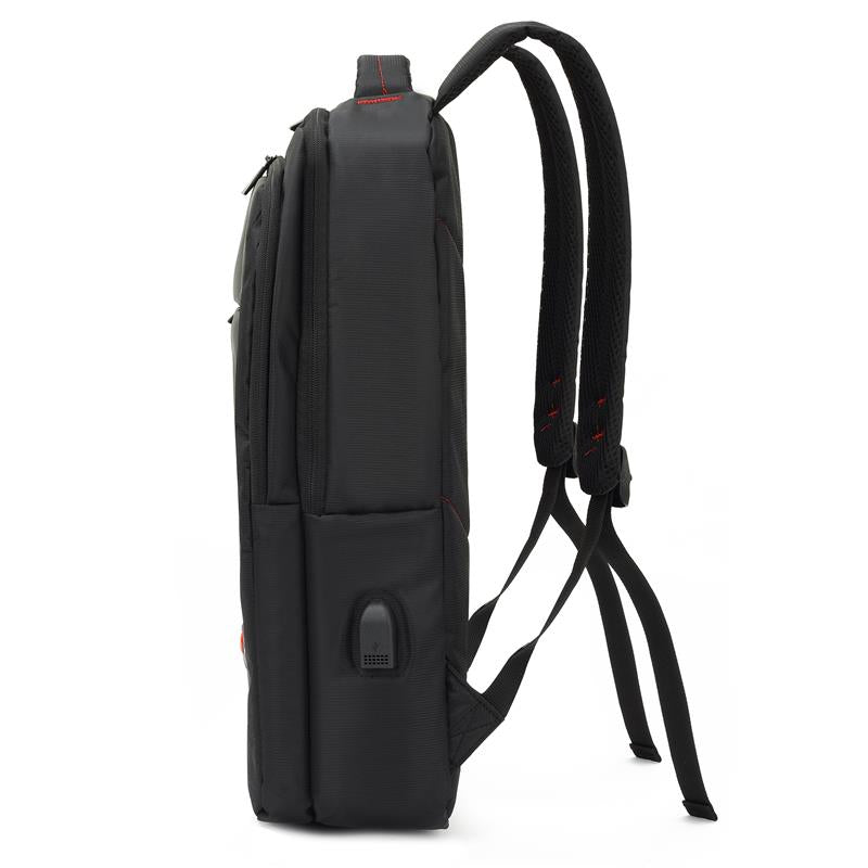 MACK MCC-007 17.3" OFFICE USB GİRİŞLİ NOTEBOOK SIRT ÇANTASI SİYAH