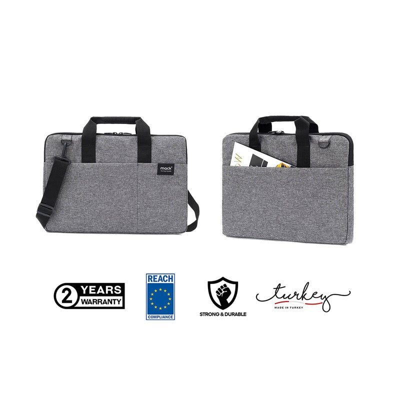 MACK MCC-702 14.1" CITY FIT ECO NOTEBOOK ÇANTASI GRİ