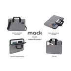 MACK MCC-702 14.1" CITY FIT ECO NOTEBOOK ÇANTASI GRİ