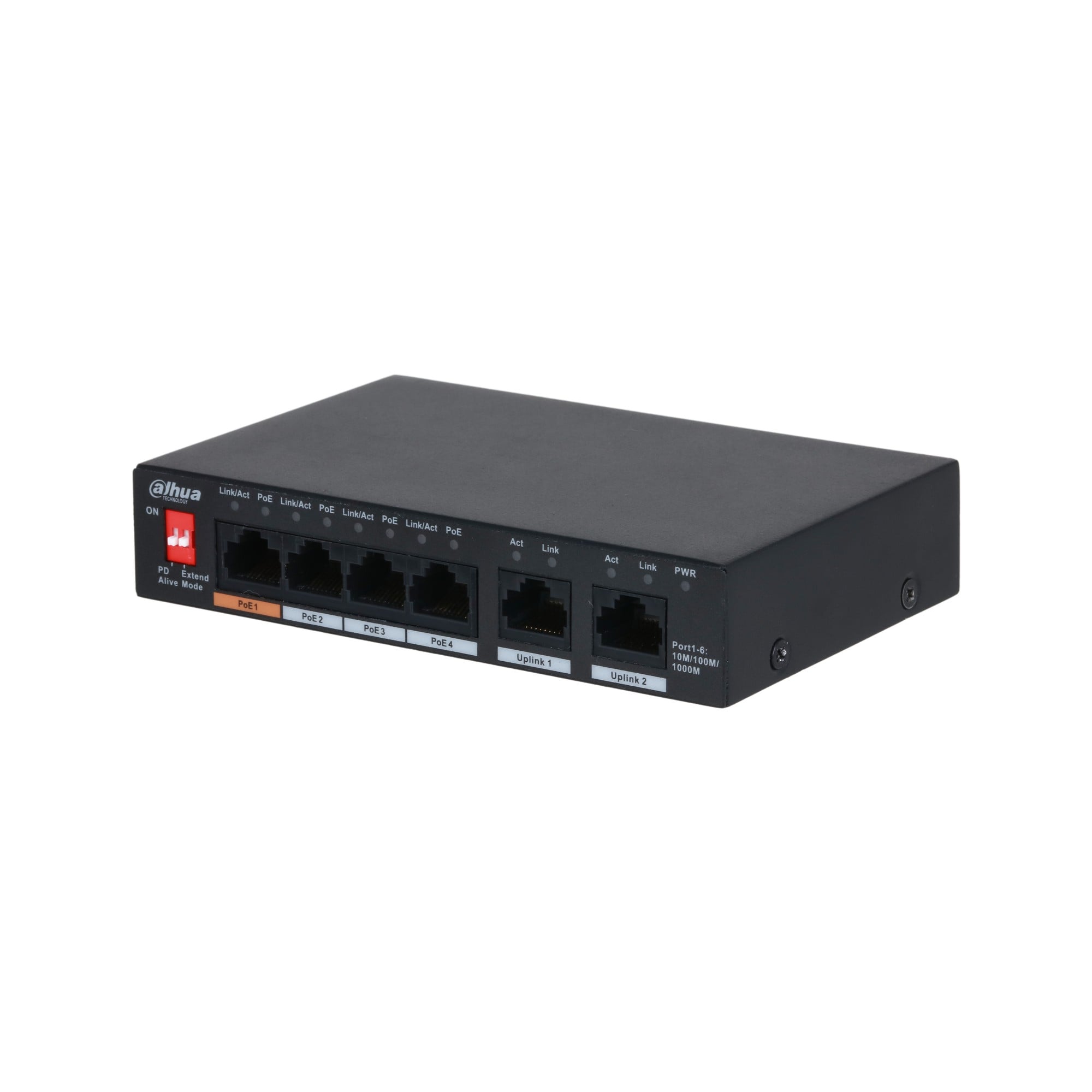 Dahua PFS3006-4GT-60-V2 4 Port PoE Switch Ağ Anahtarı