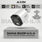Dahua HAC-B1A21P-U-IL-A 2MP Akıllı Çift Işıklı Sesli Bullet Kamera (30m IR)