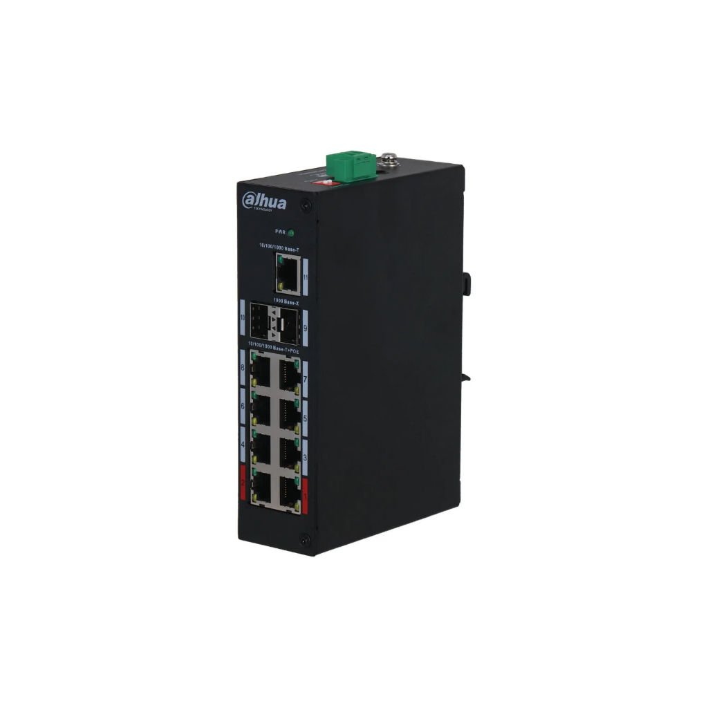 Dahua PFS3211-8GT-120-V2 8 Port PoE Switch Ağ Anahtarı