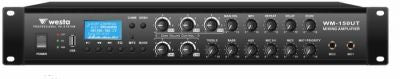 Westa WM-250UT 250 Watt 6 Bölge LCD Ekran Hat Trafolu Amplifier